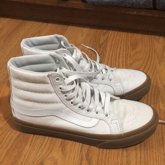 high top vans gum sole